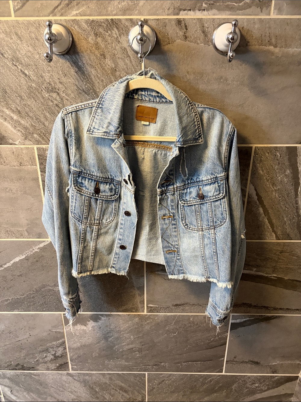 American eagle distressed jacket